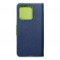 XIAOMI Redmi 10A Portefeuilles Fancy Book Marine / Citron vert