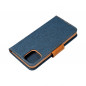 Apple iPhone 14 Pro Portefeuilles Canvas Book Bleu marine