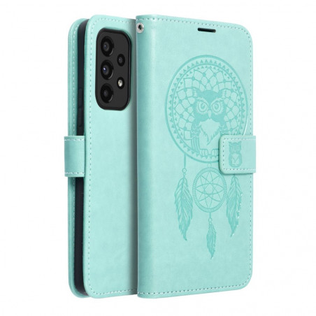 Samsung Galaxy A12 Portefeuilles MEZZO Book Capteurs de rêve  Vert