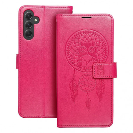 Samsung Galaxy A54 Portefeuilles MEZZO Book Capteurs de rêve  Magenta