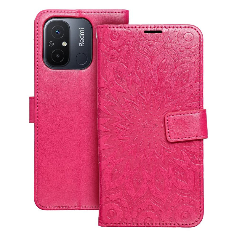 XIAOMI Redmi 12C Portefeuilles MEZZO Book Mandala  Magenta