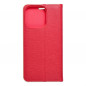 Apple iPhone 15 Pro Portefeuilles LUNA Book Gold Élégant  Rouge