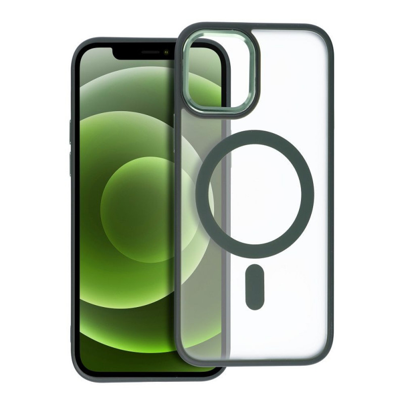 Apple iPhone 12 Pro Coque Matte Mag Cove MagSAFE  Vert