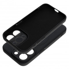 Apple iPhone 15 Pro Coque Silicone Mag Cover MagSAFE  Noir