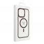 Apple iPhone 13 Pro Max Coque Matte Mag Cove MagSAFE  Rouge prune