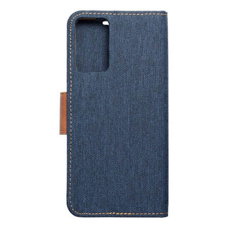 XIAOMI Redmi Note 12s Portefeuilles Canvas Book Bleu marine