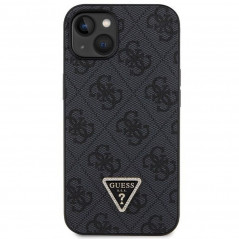 Apple iPhone 13 Coque Guess Metal Logo Starss Crossbody Élégant  Noir