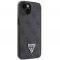 Apple iPhone 13 Coque Guess Metal Logo Starss Crossbody Élégant  Noir