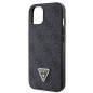 Apple iPhone 13 Coque Guess Metal Logo Starss Crossbody Élégant  Noir