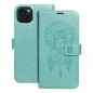 Apple iPhone 15 Plus Portefeuilles MEZZO Book Capteurs de rêve  Vert