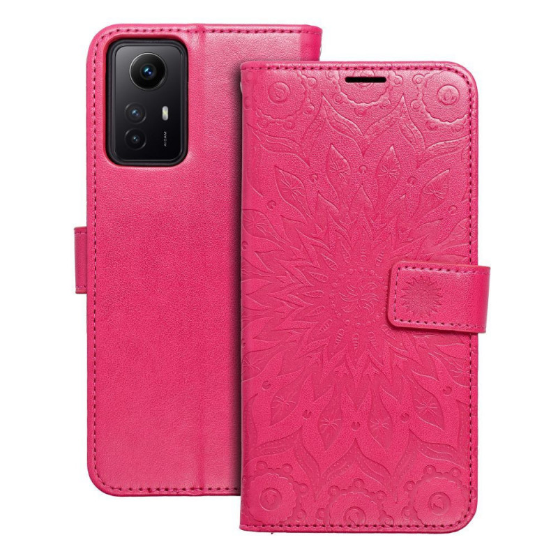 XIAOMI Redmi Note 12s Portefeuilles MEZZO Book Mandala  Magenta