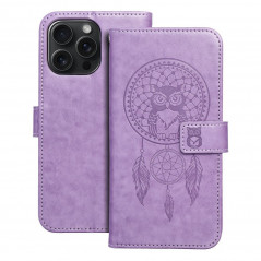 Apple iPhone 15 Pro Max Portefeuilles MEZZO Book Capteurs de rêve  Violet (Purple)