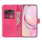 Apple iPhone 15 Portefeuilles MEZZO Book Mandala  Magenta
