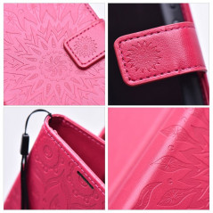 Apple iPhone 15 Portefeuilles MEZZO Book Mandala  Magenta