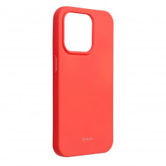 Apple iPhone 15 Pro Coque Roar Colorful Jelly Rose pêche