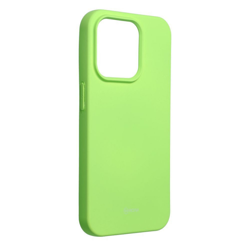 Apple iPhone 15 Pro Coque Roar Colorful Jelly Vert citron
