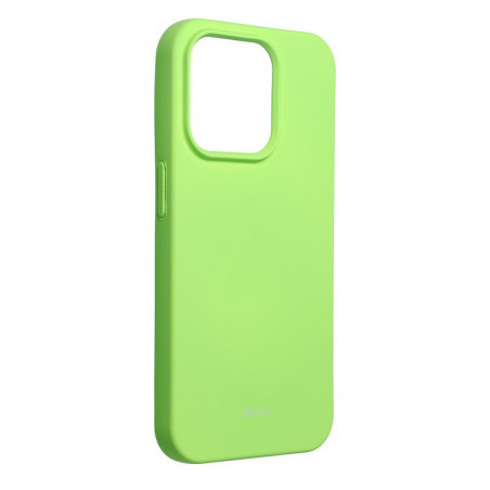 Apple iPhone 15 Pro Coque Roar Colorful Jelly Vert citron