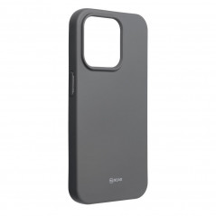 Apple iPhone 15 Pro Coque Roar Colorful Jelly Gris