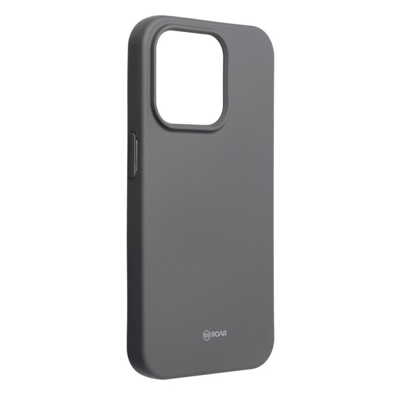 Apple iPhone 15 Pro Coque Roar Colorful Jelly Gris