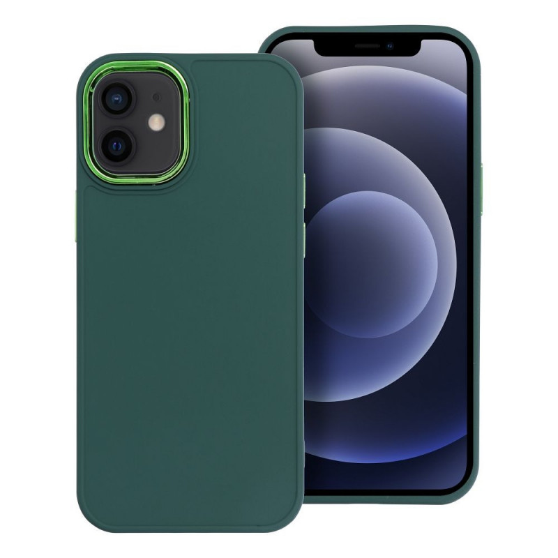 Apple iPhone 12 mini Coque FRAME Élégant  Vert