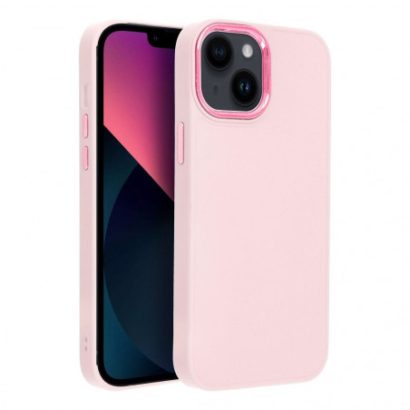 Apple iPhone 13 mini Coque FRAME Élégant  Rose poudré
