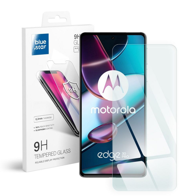 Motorola Edge 30 Pro Verre trempé Blue Star 9H Transparent