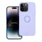 Apple iPhone 14 Pro Max Coque Silicone ring Violet (Violet)