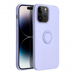 Apple iPhone 14 Pro Max Coque Silicone ring Violet (Violet)