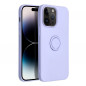 Apple iPhone 14 Pro Max Coque Silicone ring Violet (Violet)