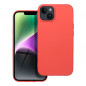 Apple iPhone 14 Coque Silicone Élégant  Pêche