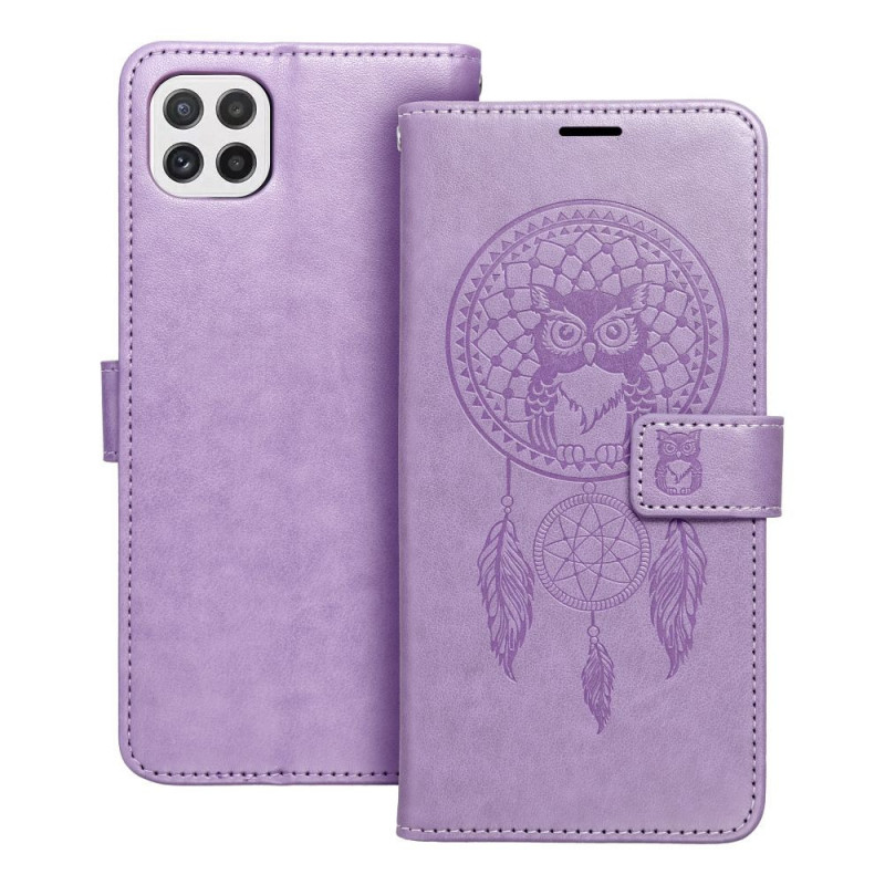 Samsung Galaxy A22 5G Portefeuilles MEZZO Book Capteurs de rêve  Violet (Purple)