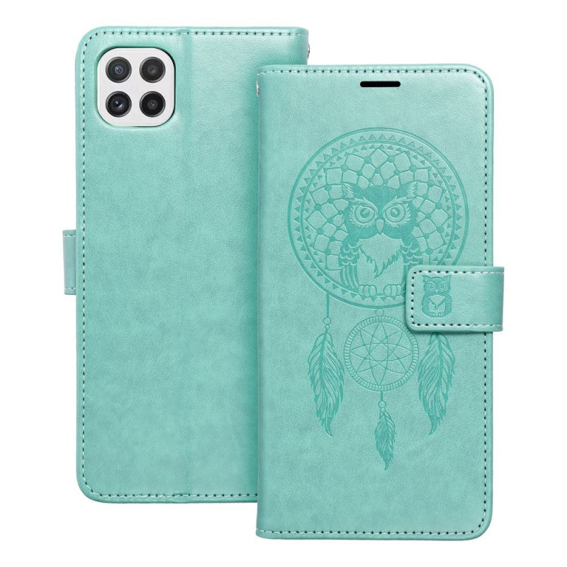 Samsung Galaxy A22 5G Portefeuilles MEZZO Book Capteurs de rêve  Vert
