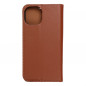 Apple iPhone 15 Portefeuilles Leather case SMART PRO Élégant  Brun