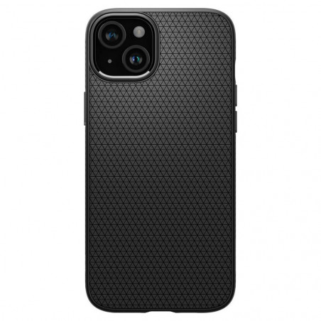 Apple iPhone 15 Coque Spigen  Liquid Air Noir mat