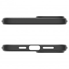 Apple iPhone 15 Plus Coque Spigen  Liquid Air Noir mat