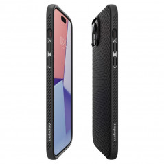 Apple iPhone 15 Plus Coque Spigen  Liquid Air Noir mat