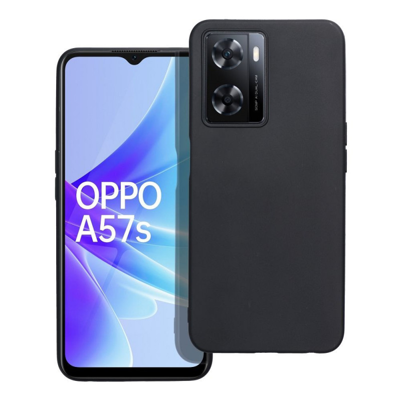 Oppo A57s Coque MATT Noir