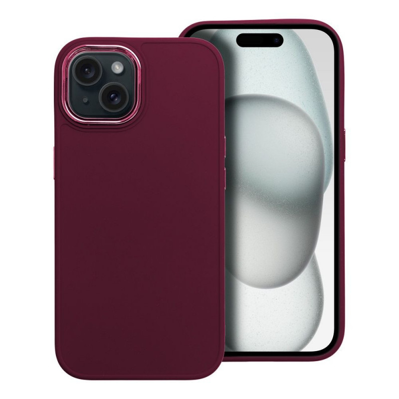Apple iPhone 15 Coque FRAME Élégant  Violet (Purple)