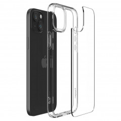 Apple iPhone 15 Plus Coque Spigen Ultra Hybrid Clair comme du cristal  Transparent