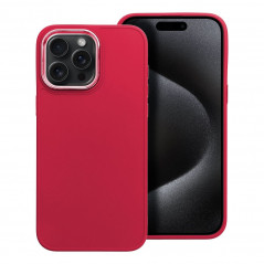 Apple iPhone 15 Pro Max Coque FRAME Élégant  Magenta