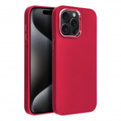 Apple iPhone 15 Pro Max Coque FRAME Élégant  Magenta