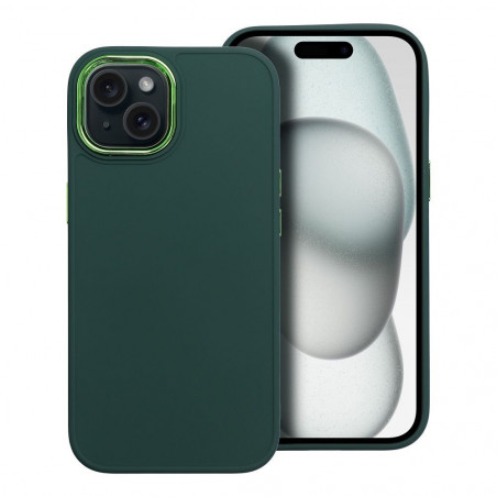 Apple iPhone 15 Coque FRAME Élégant  Vert