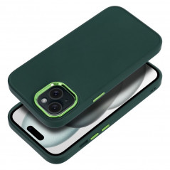 Apple iPhone 15 Coque FRAME Élégant  Vert