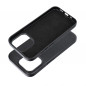 Apple iPhone 15 Pro Coque Leather Mag Cover Élégant  MagSAFE  Noir