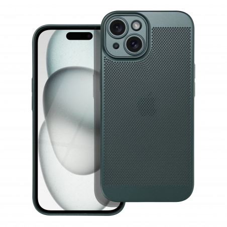Apple iPhone 15 Coque Breezy Vert