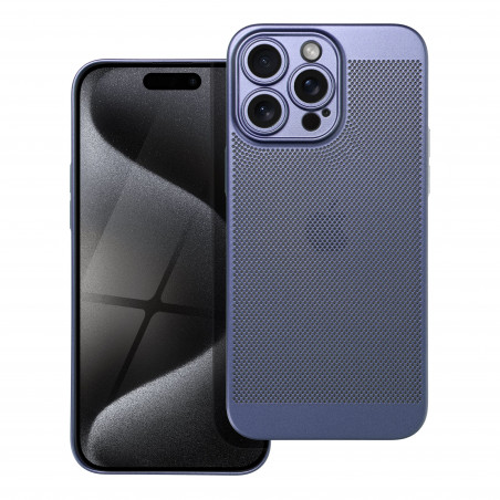 Apple iPhone 15 Pro Max Coque Breezy Bleu