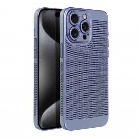 Apple iPhone 15 Pro Max Coque Breezy Bleu