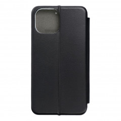 Apple iPhone 15 Portefeuilles Book Elegance Élégant  Noir
