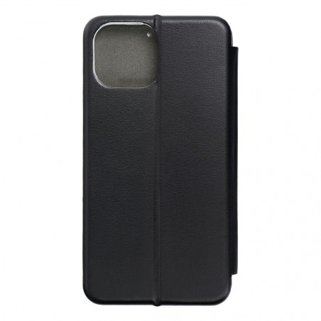 Apple iPhone 15 Portefeuilles Book Elegance Élégant  Noir