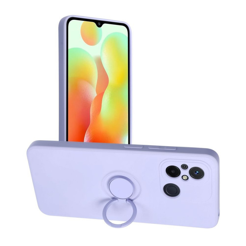 XIAOMI Redmi 12C Coque Silicone ring Violet (Violet)